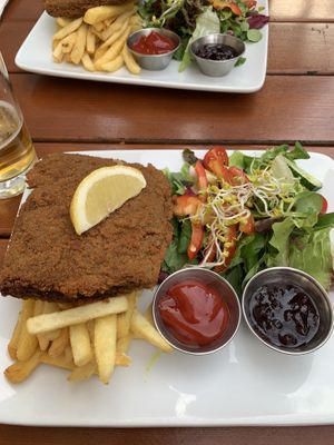 Schnitzel  at Bodhi in Munich