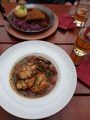 Mushroom ragout at Bodhi in Munich
