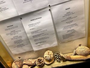 menu at Bodhi in Munich