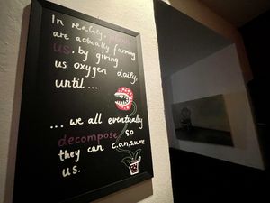 sign at Bodhi in Munich