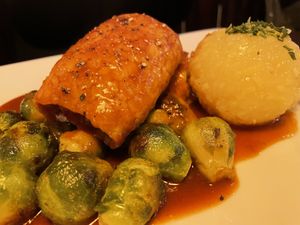 roulade = most german dish imaginable at Bodhi in Munich