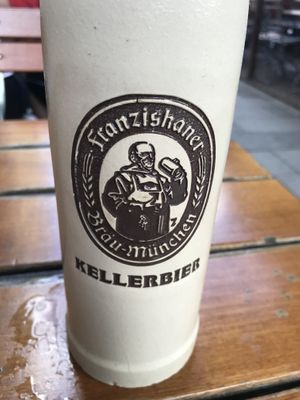 Franziskaner Cellarbeer  at Bodhi in Munich