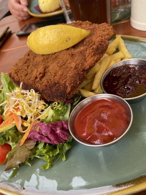 Schnitzel Wiener Art  at Bodhi in Munich