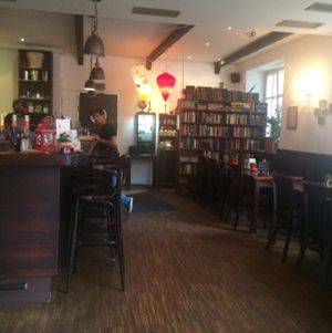 Bar side of restaurant  at Bodhi in Munich