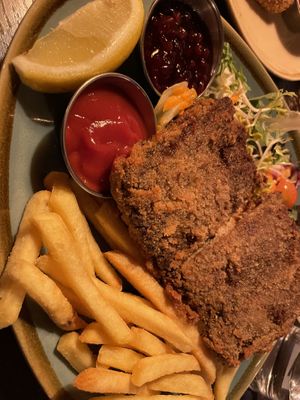 Schnitzel   at Bodhi in Munich