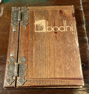 Menu  at Bodhi in Munich