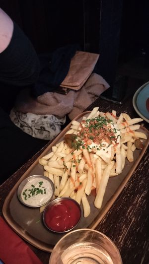 Loaded fries at Bodhi in Munich