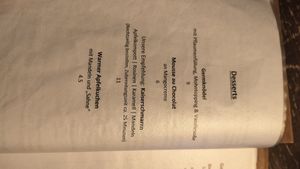 Dessert Menu at Bodhi in Munich