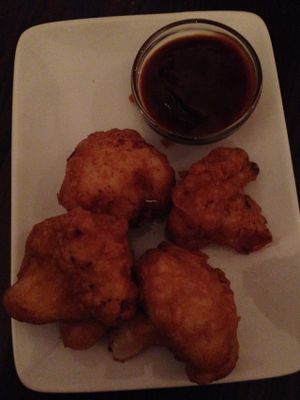 Cauliflower buffalo wings at Bodhi in Munich