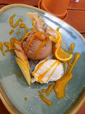 Mousse a chocolate at Bodhi in Munich