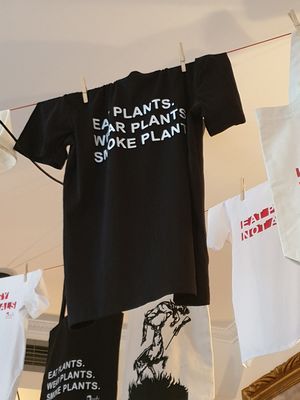 Nice shirts in the restaurant at Bodhi in Munich