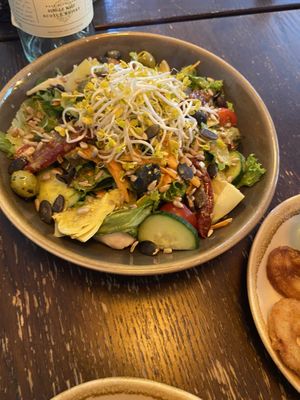 Starter salad  at Bodhi in Munich