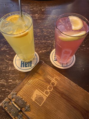 House lemonades  at Bodhi in Munich