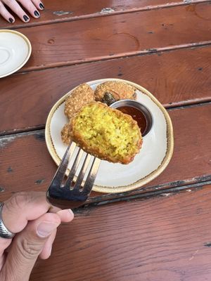 Chili cheese nuggets   at Bodhi in Munich