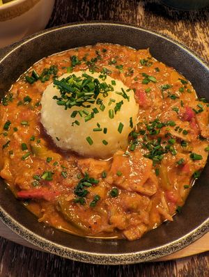 Weekly special: jackfruit Gulasch at Bodhi in Munich