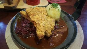 Snitzel  at Bodhi in Munich