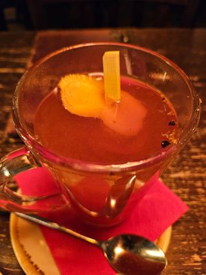 Homemade Ginger Spice Tea #Veganuary at Bodhi in Munich