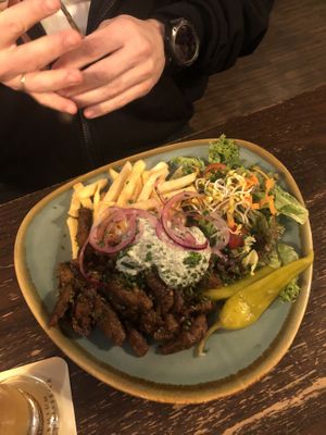 Gyros plate   at Bodhi in Munich
