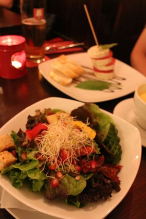 salads at Bodhi in Munich