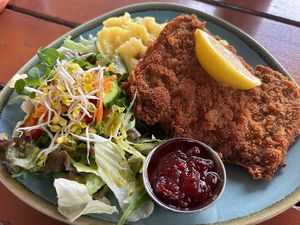 Wiener Schnitzel  at Bodhi in Munich