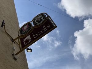 Bodhi signage  at Bodhi in Munich