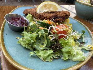 Schnitzel Viennesse Style   at Bodhi in Munich