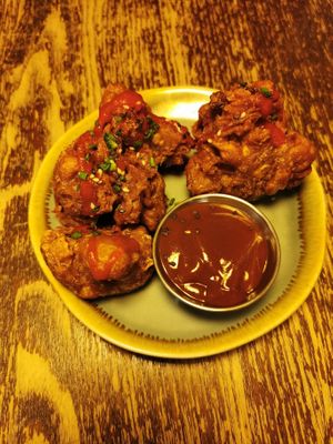 Buffalo wings at Bodhi in Munich