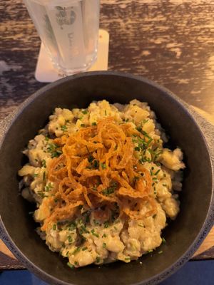 cheese spaetzle   at Bodhi in Munich