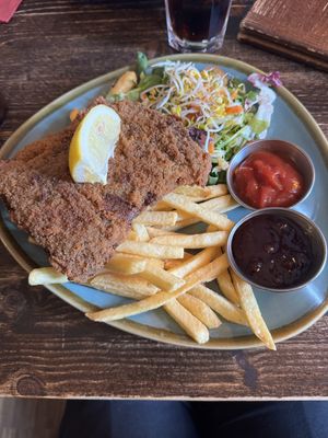 Schnitzel  at Bodhi in Munich