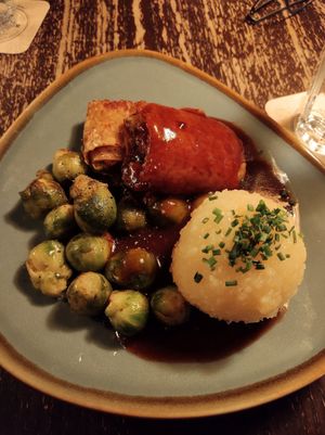 Tempeh-Rouladen at Bodhi in Munich