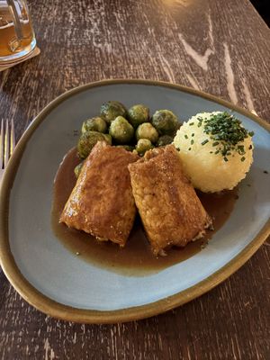 Tempeh rouladen  at Bodhi in Munich