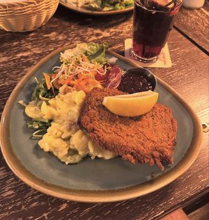 Schnitzel  at Bodhi in Munich