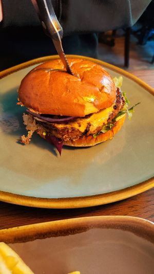 Burger at Bodhi in Munich
