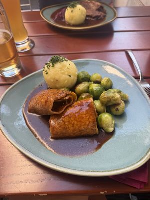 Tempeh roulade 😋  at Bodhi in Munich