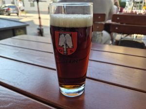 Löwenbräu Dunkel at Bodhi in Munich