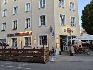 Outside at Bodhi in Munich