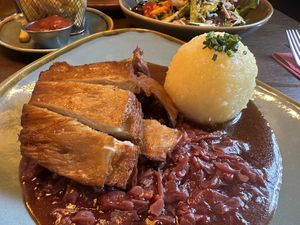 Roast “duck"  at Bodhi in Munich