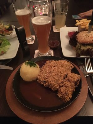 Schnitzel at Bodhi in Munich