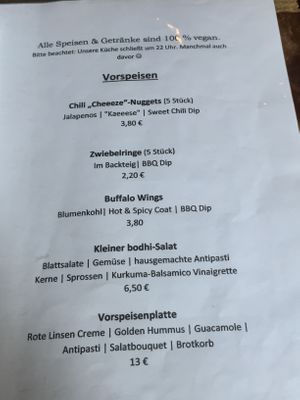 Starters  at Bodhi in Munich