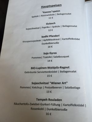 Mains  at Bodhi in Munich