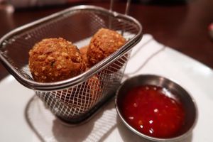 Chili cheeze nuggets  at Bodhi in Munich