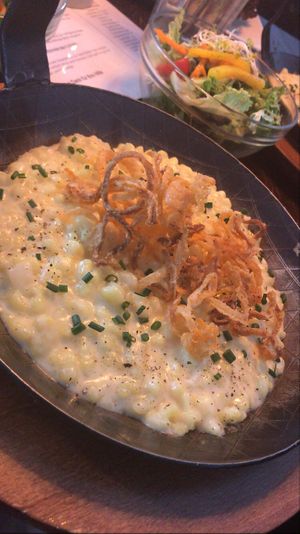 Vegan Käsespätzle at Bodhi in Munich
