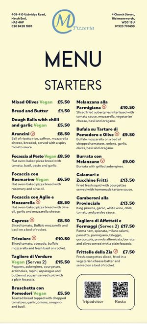   at Minori Rosta in Rickmansworth