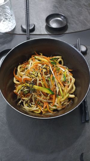 Yakiudon vegani at LwJap in Verona