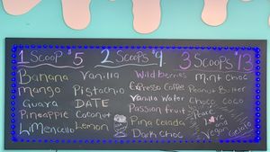   at A1A Scoops in Flagler Beach