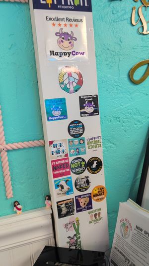 Stickers at A1A Scoops in Flagler Beach