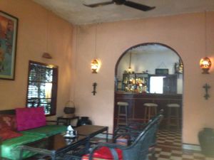 view of upstairs bar at Holy Cow in Sihanoukville