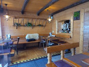 Inside at Fein Restaurant in Leukerbad