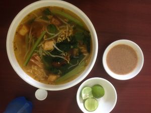 nom!! at Maitreya Healthy Vegetarian Restaurant in Phnom Penh