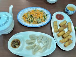 A little bit of Khmer food and a lot of Chinese options  at Maitreya Healthy Vegetarian Restaurant in Phnom Penh